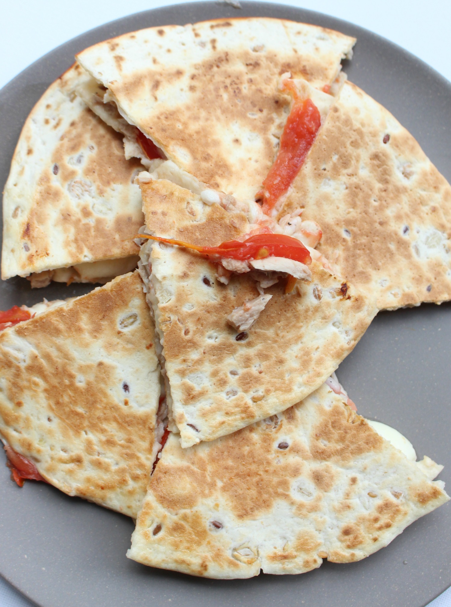 Quesadilla met tonijn