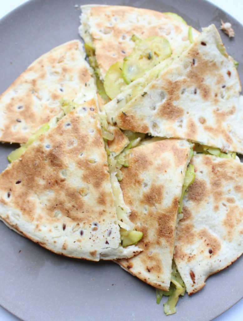 Quesadilla met courgette