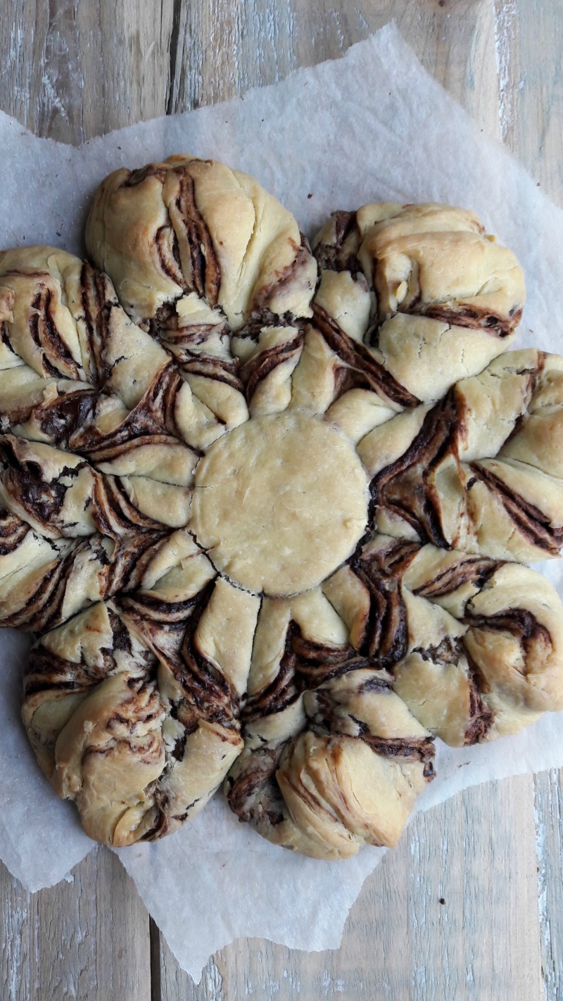 chocolade pasta afbreekbrood