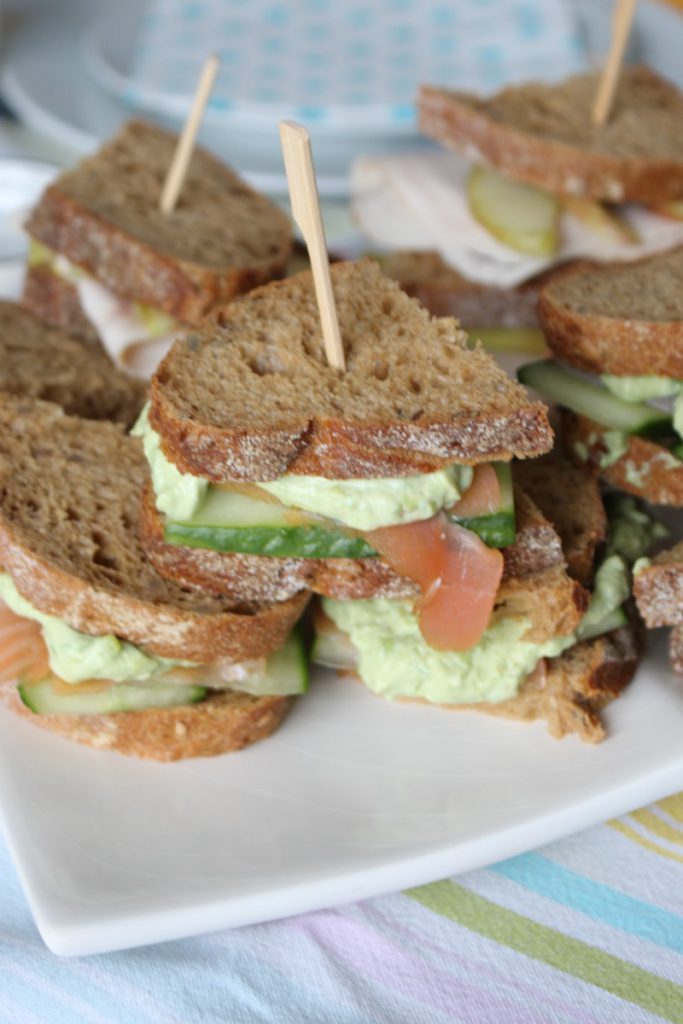 High tea sandwiches