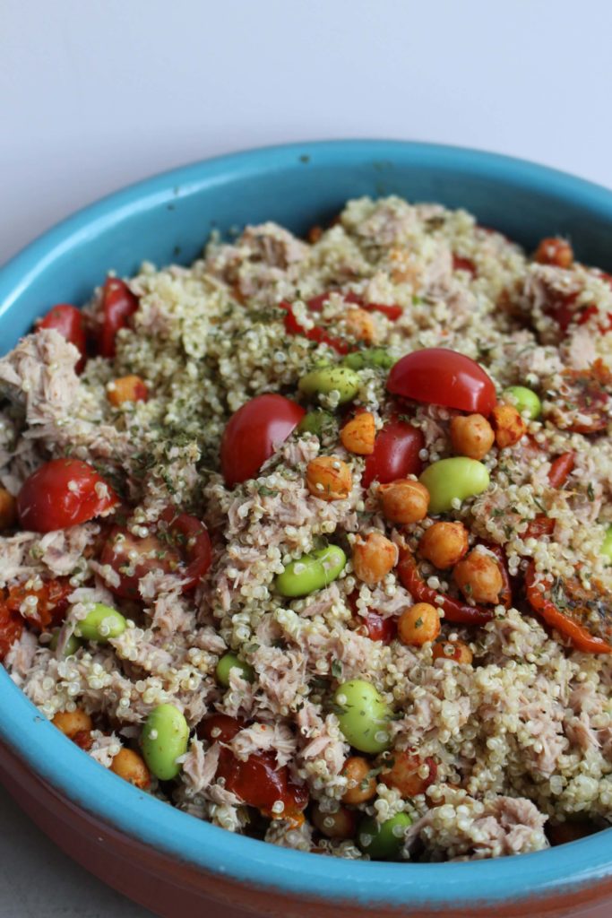 quinoa salade met tonijn