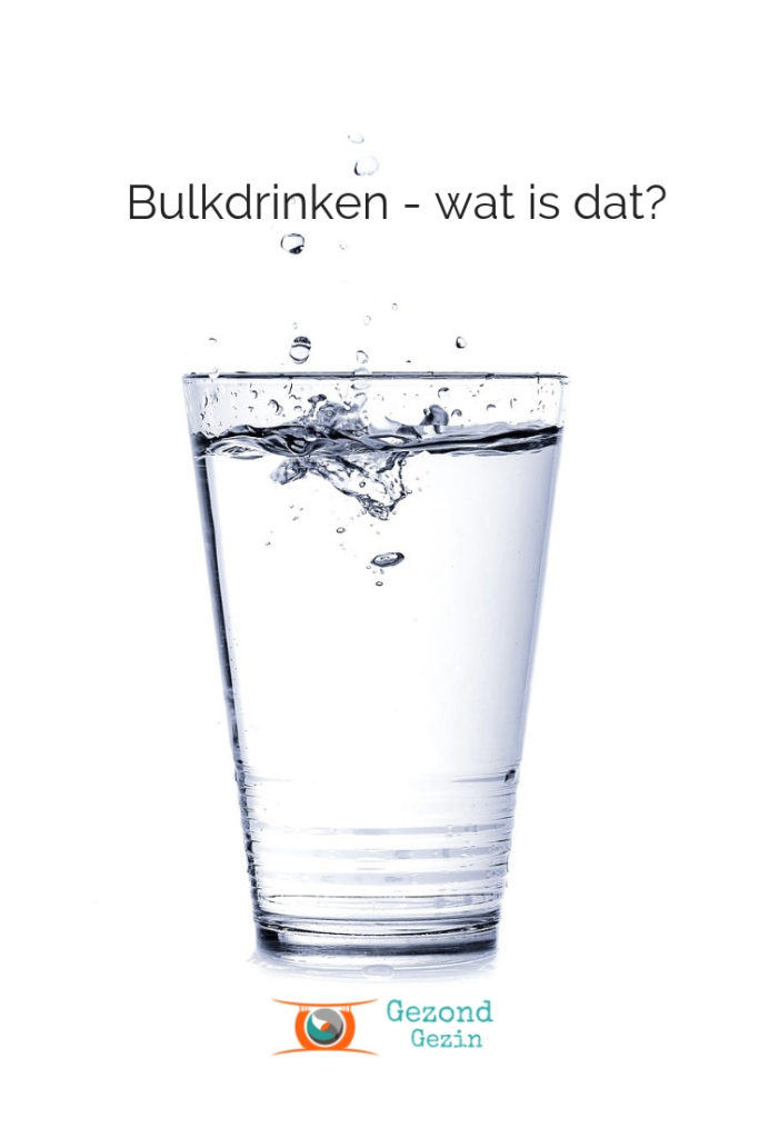 Foto water, artikel over bulkdrinken