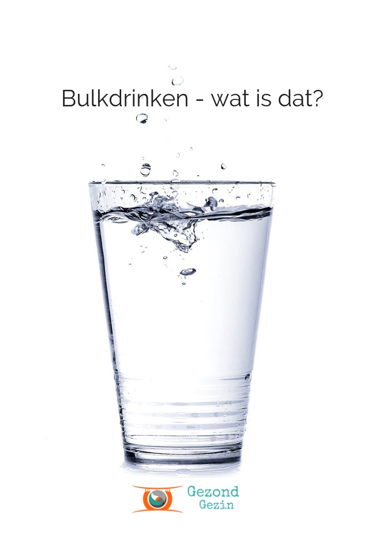 Foto water, artikel over bulkdrinken