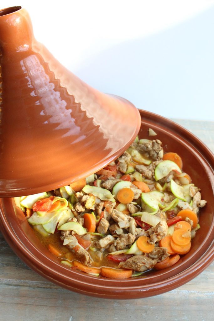 Recept voor tajine met groenten en kip