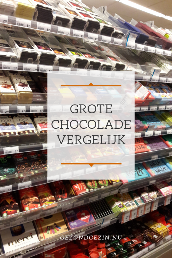 chocolade vergelijk