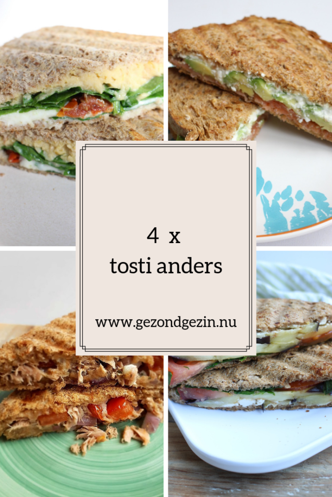 Klik op afbeelding om naar een verzameling van 4 tosti anders recepten te gaan 