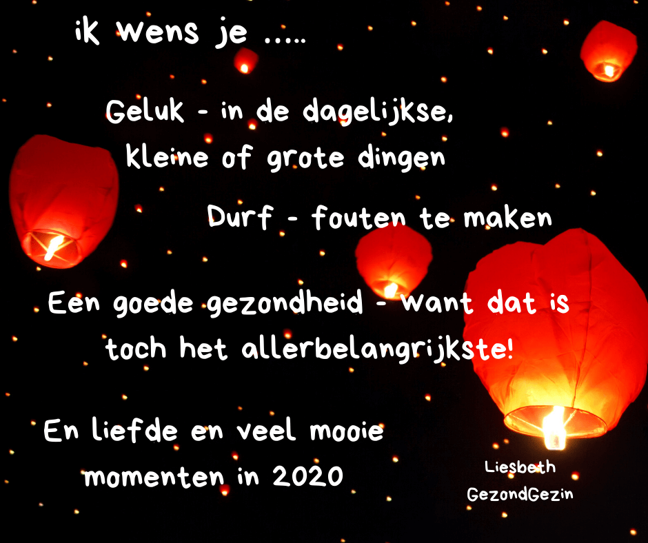 Nieuwsjaarswens voor 2020