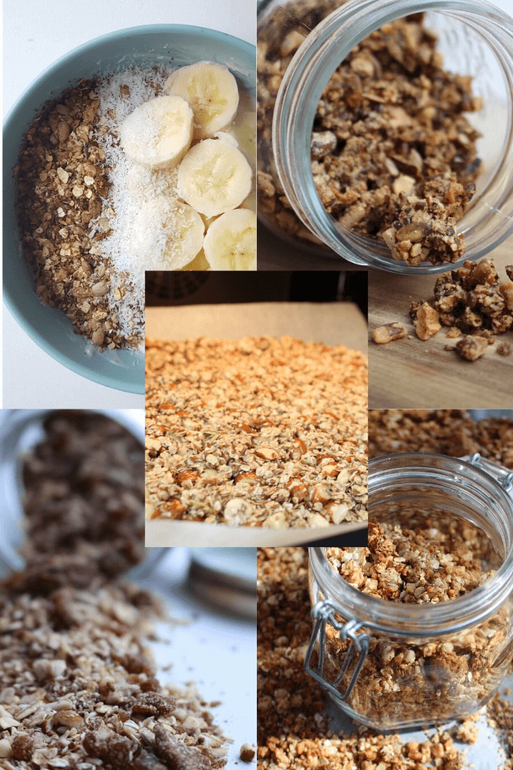 5 verschillende granola's