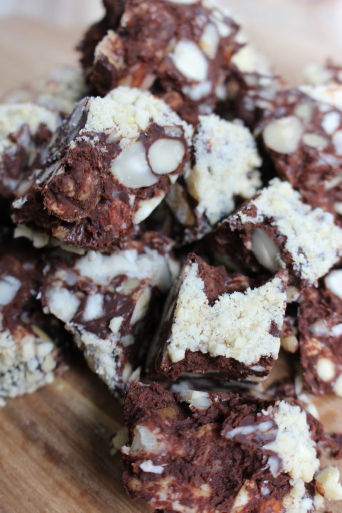 nutty rocky roads - chocolade met noten