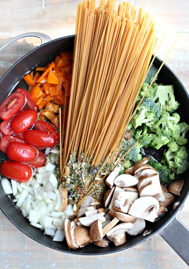 pasta in één pan