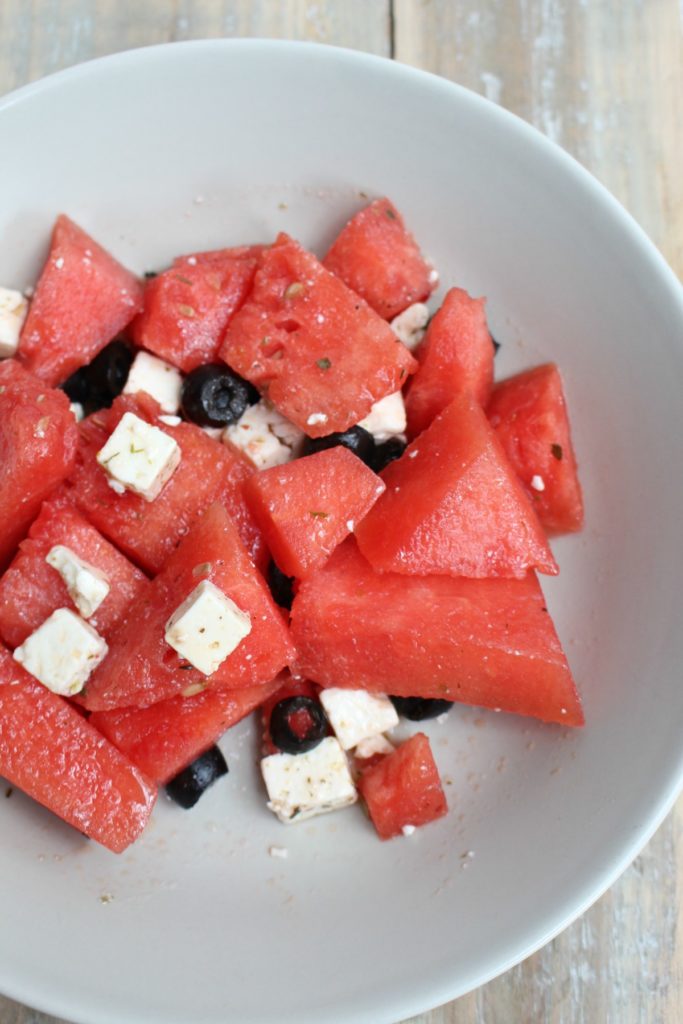 watermeloensalade met feta