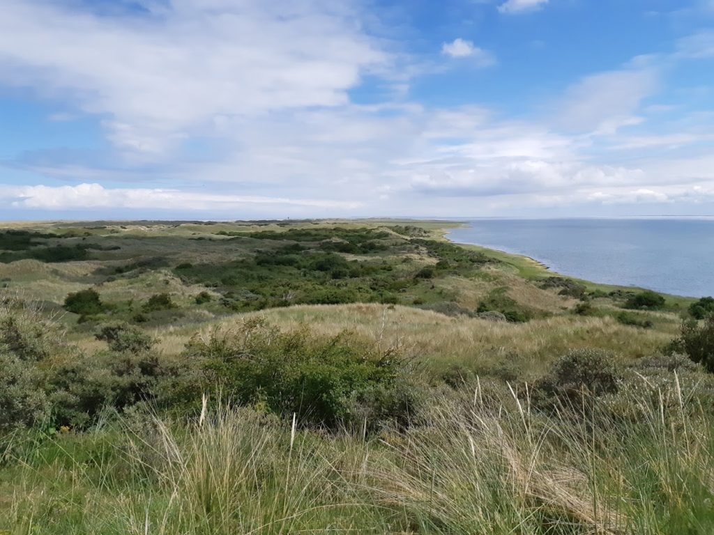 uitzichtfoto van het oerd op ameland