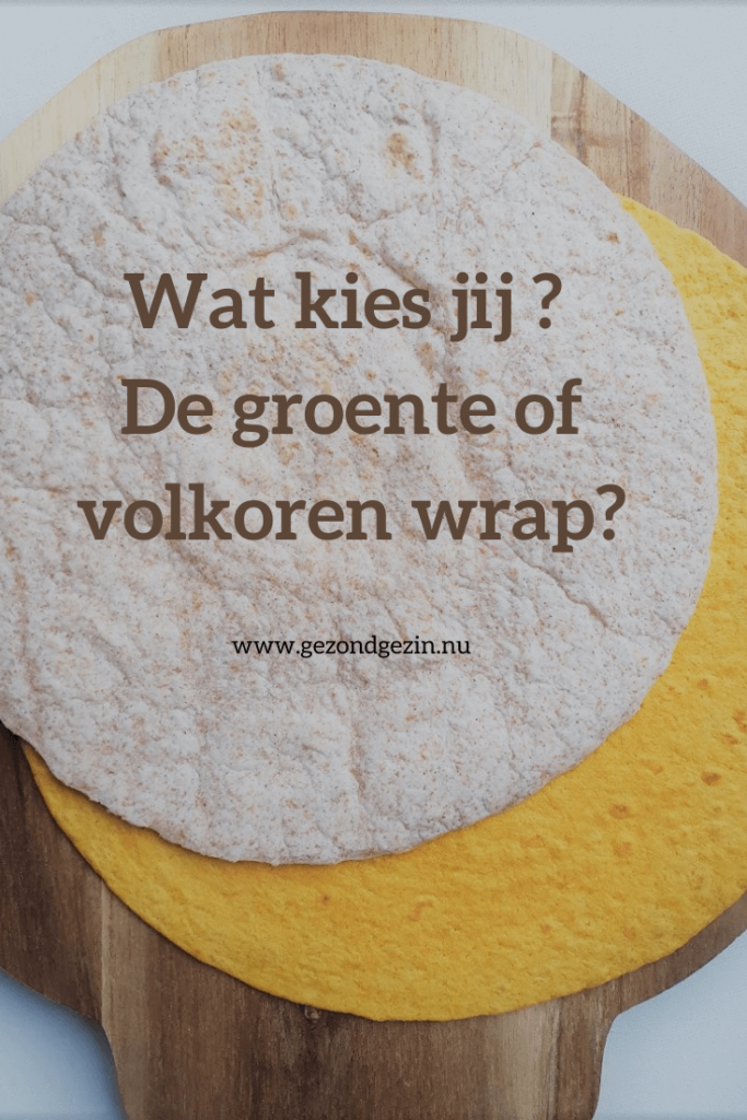 klik op afbeelding om naar de vergelijk van groenten en volkoren wrap te gaan