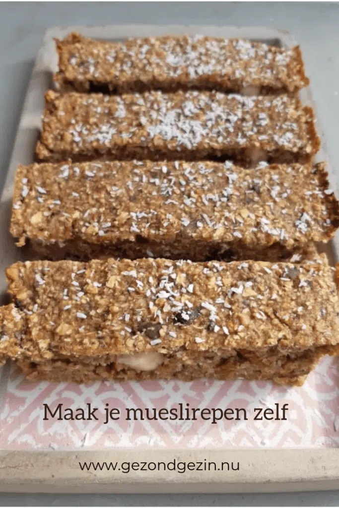 4 Zelfgemaakte mueslirepen