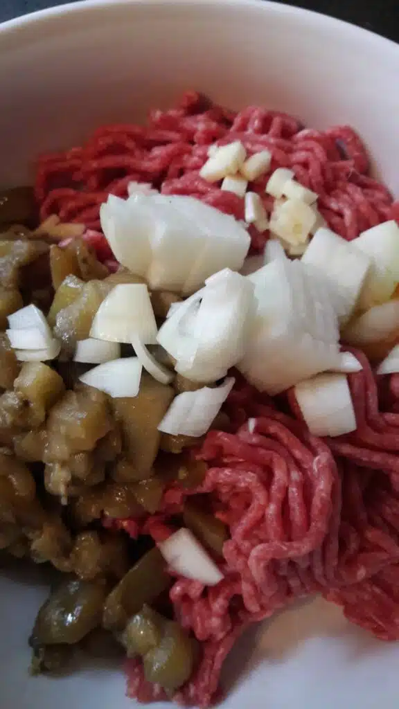 Pasta met aubergine gehaktballetjes 2