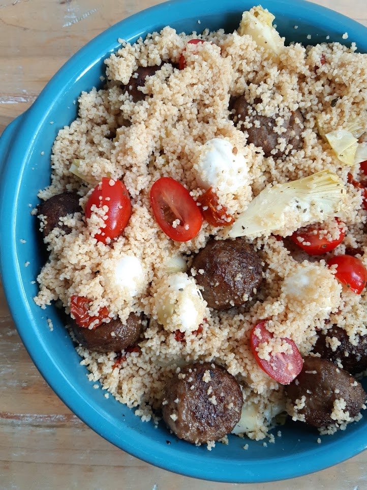 couscous met gehaktballetjes