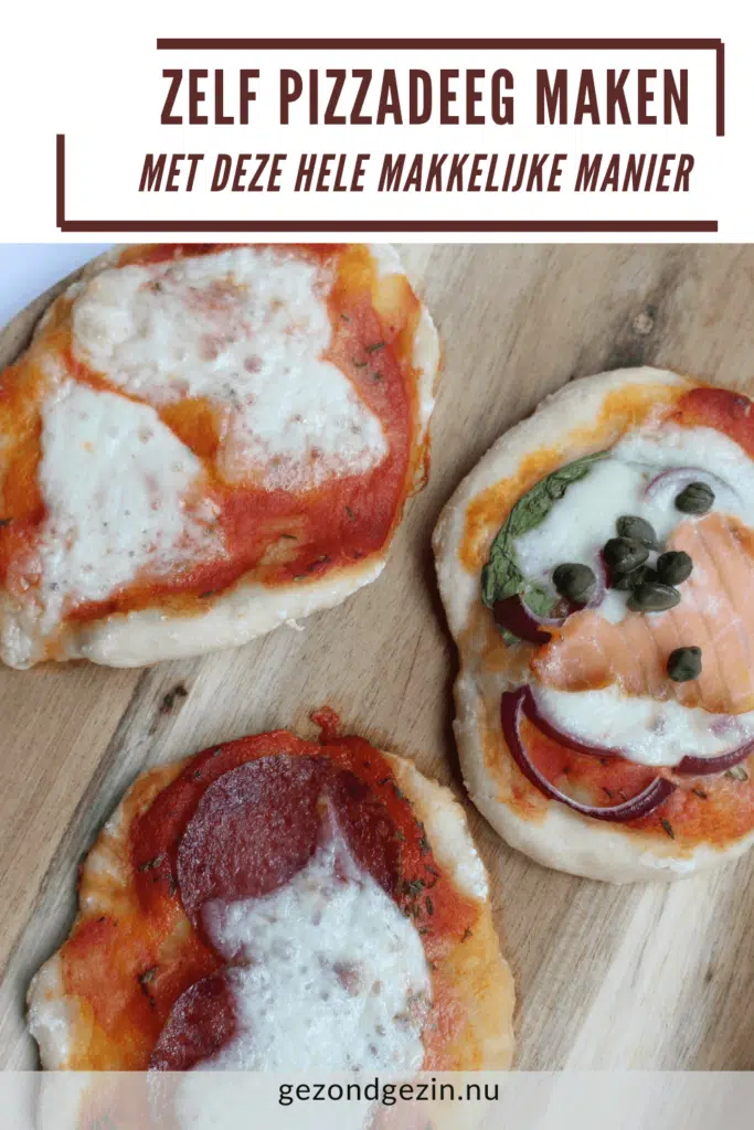 afbeelding van kleine pizza's om te bewaren op Pinterest
