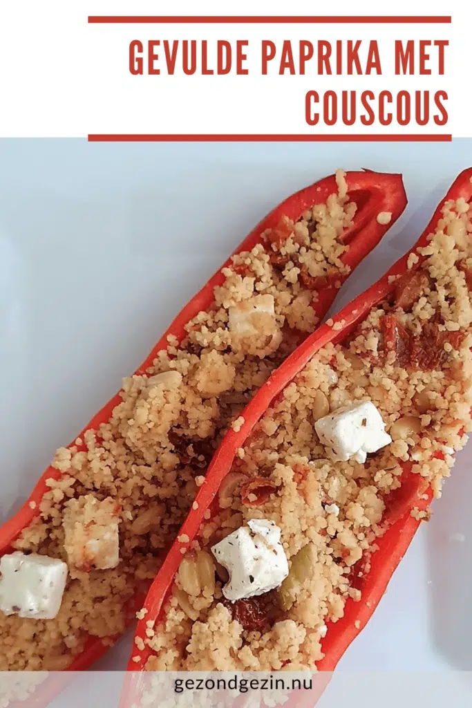 gevulde puntpaprika met couscous