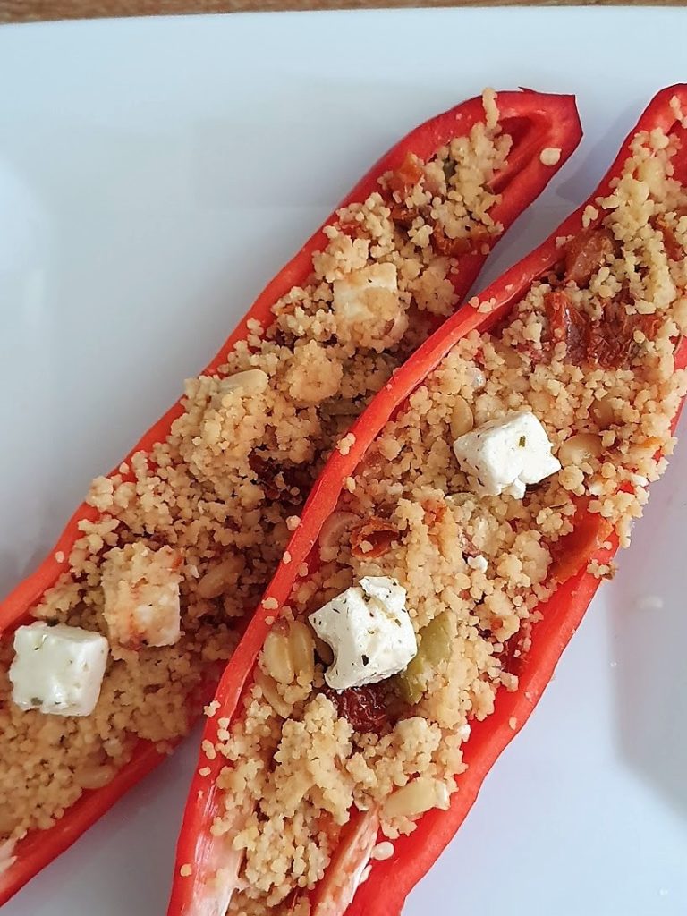 gevulde paprika met couscous