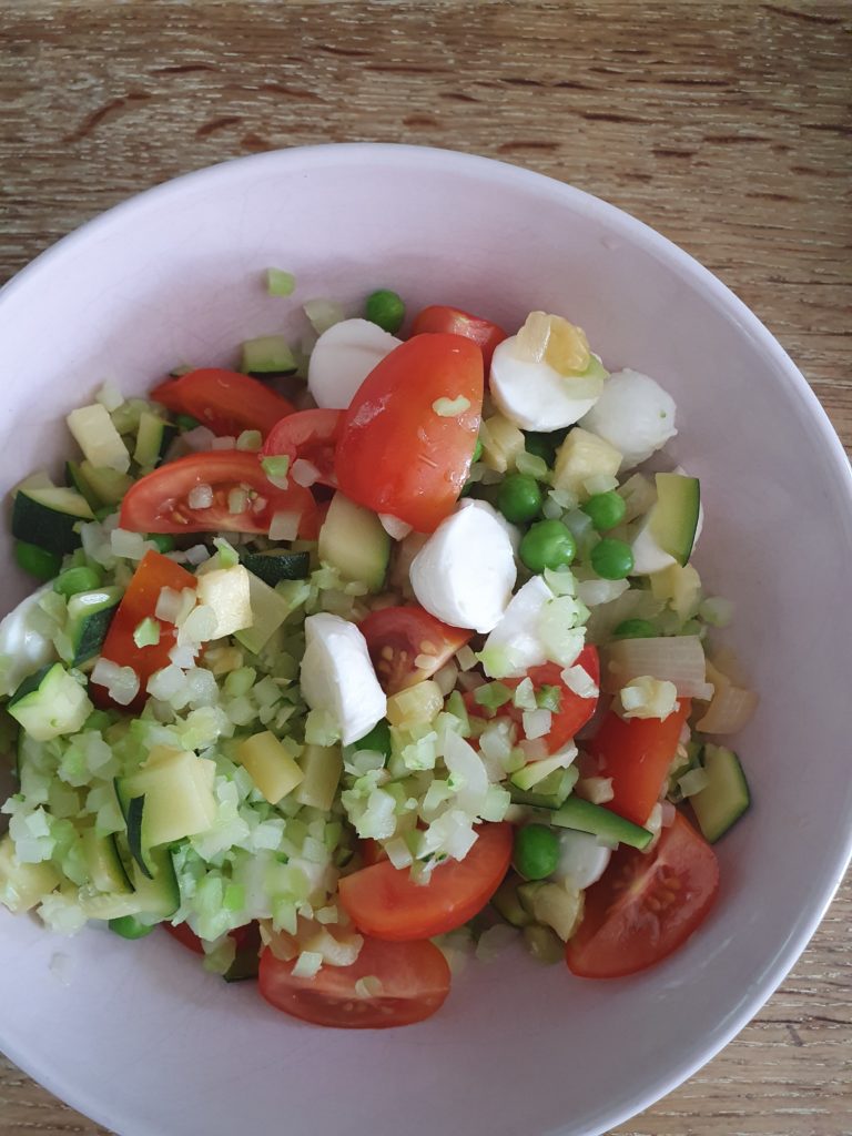 Couscous met gebakken courgette 2