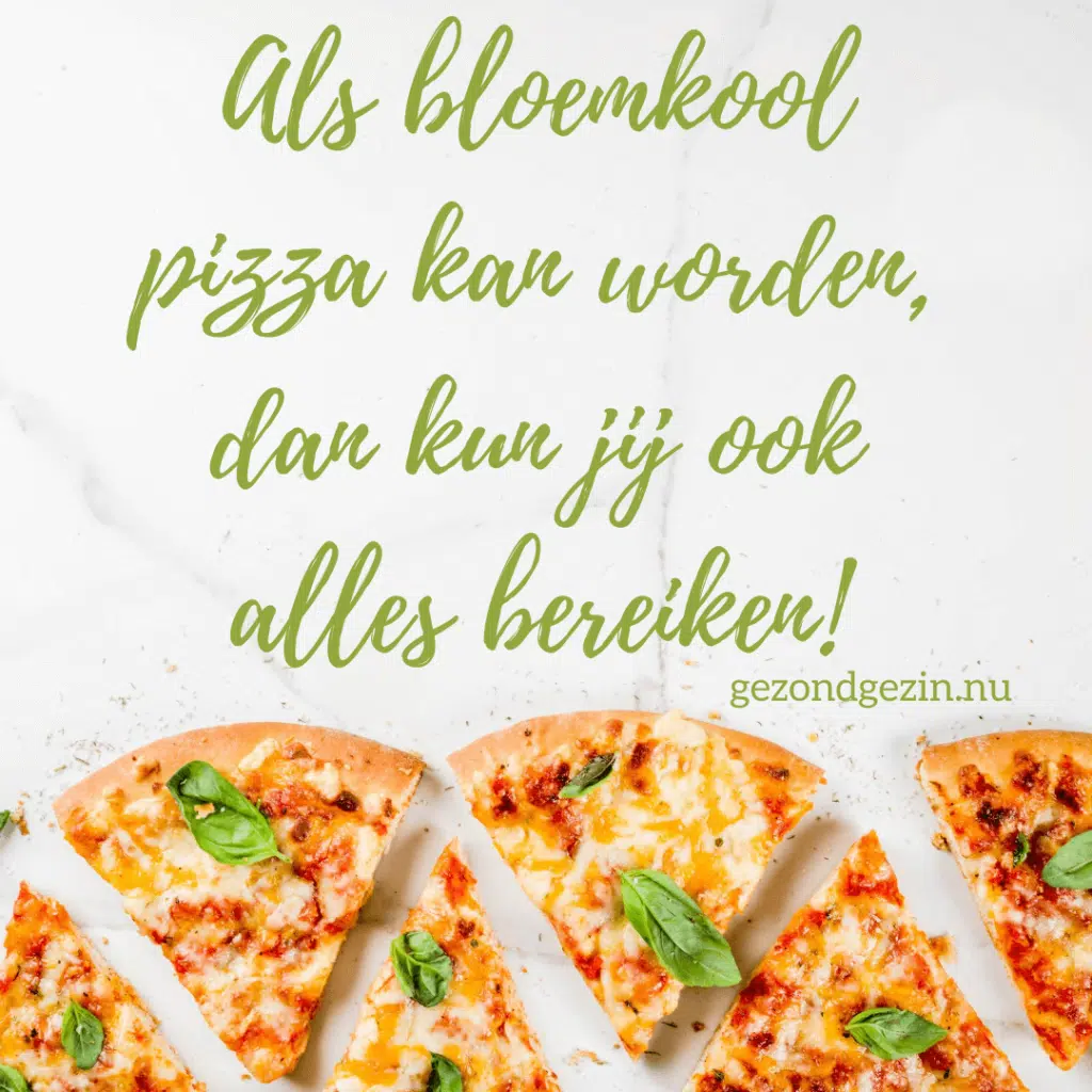 Bloemkool pizza