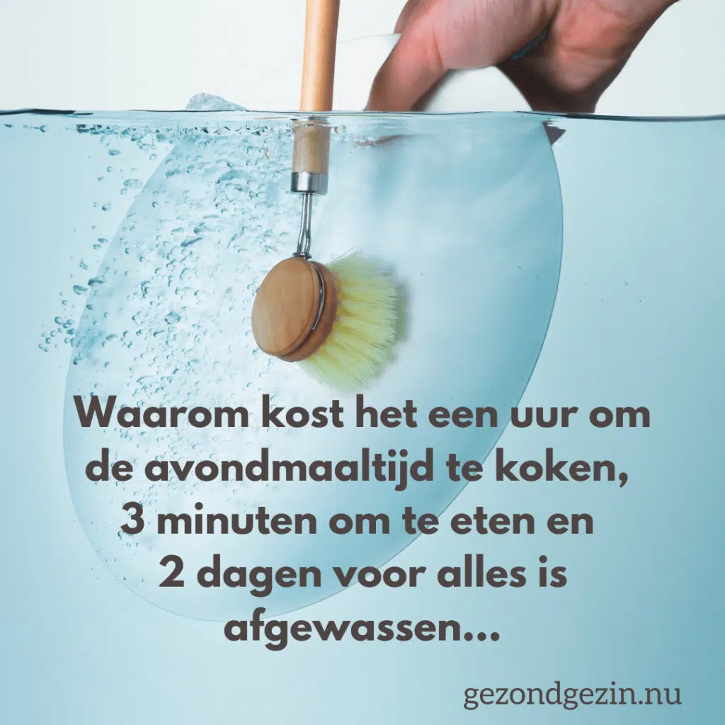 Quote eten duurt...