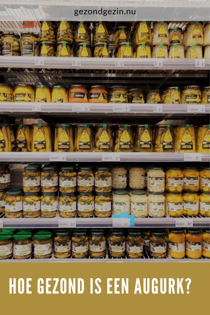 afbeelding van supermarktschap augurken om te bewaren op pinterest