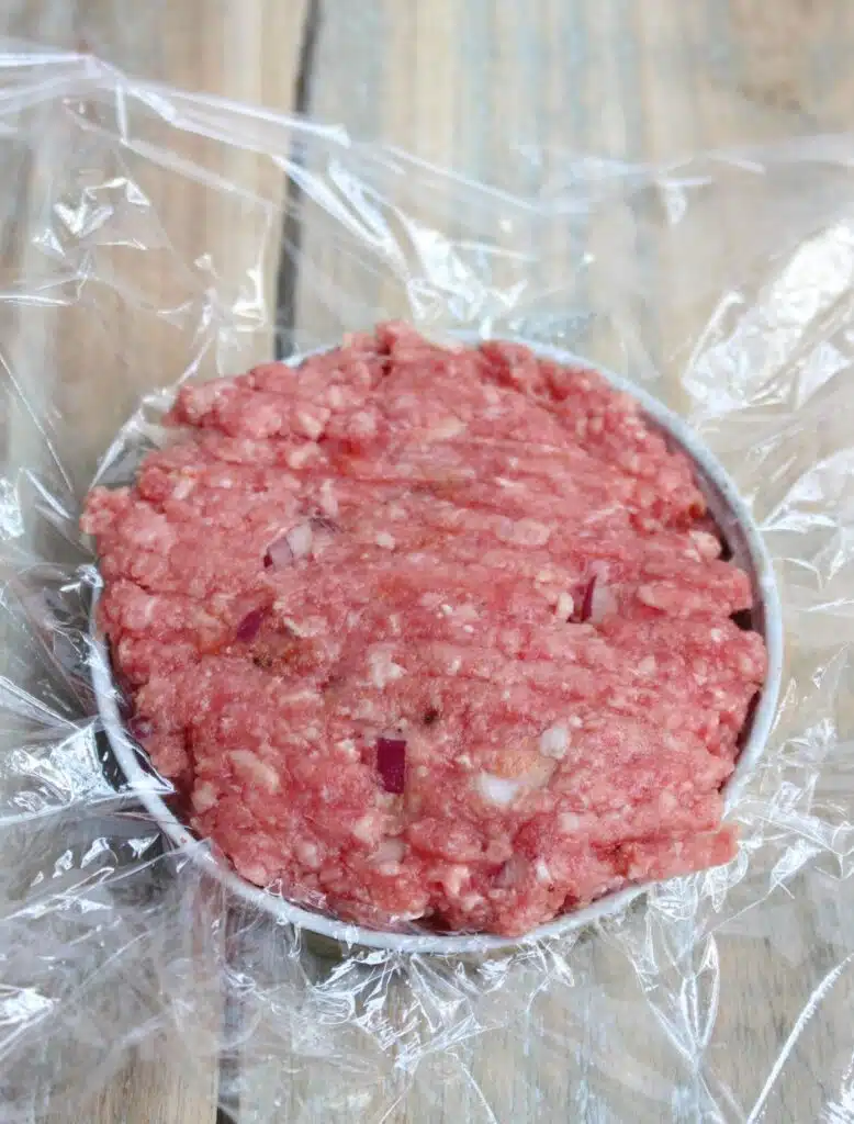 hamburger in een deksel