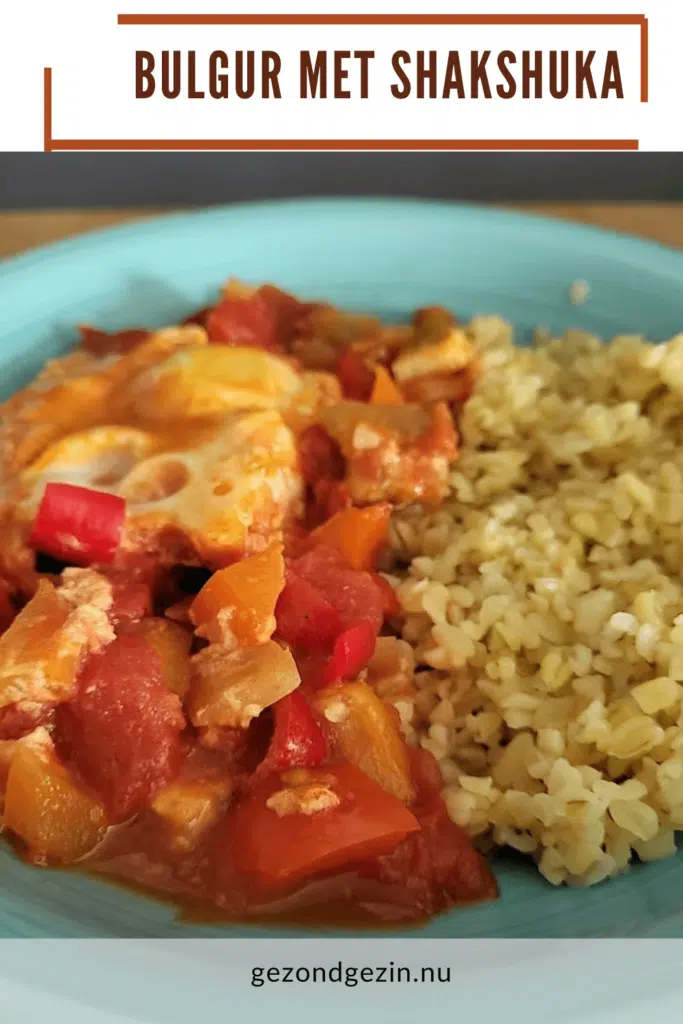 Bulgur met shakshuka om te bewaren op Pinterest