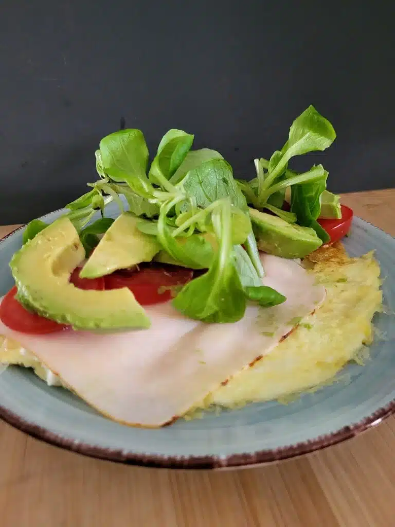 omeletwrap met kipfilet