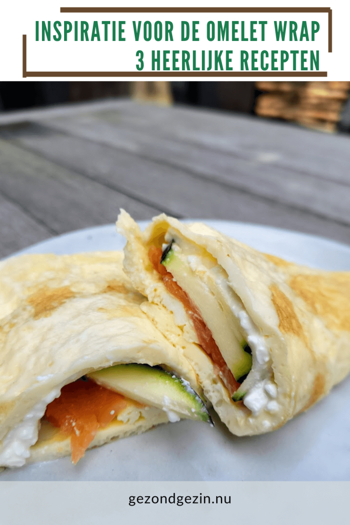 Omelet wrap als lunch