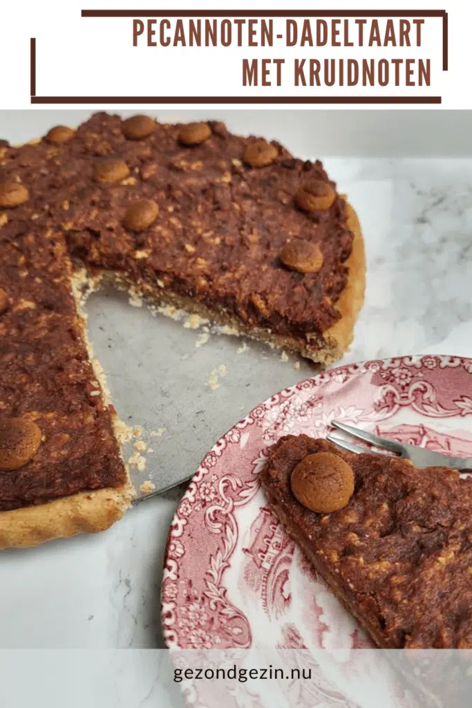 Pecannoten-dadeltaart met kruidnoten