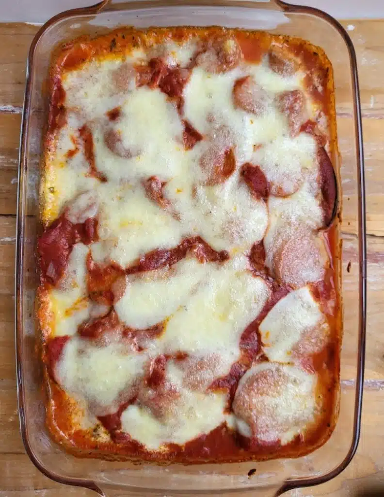 Zoete aardappel en aubergineschotel uit de oven