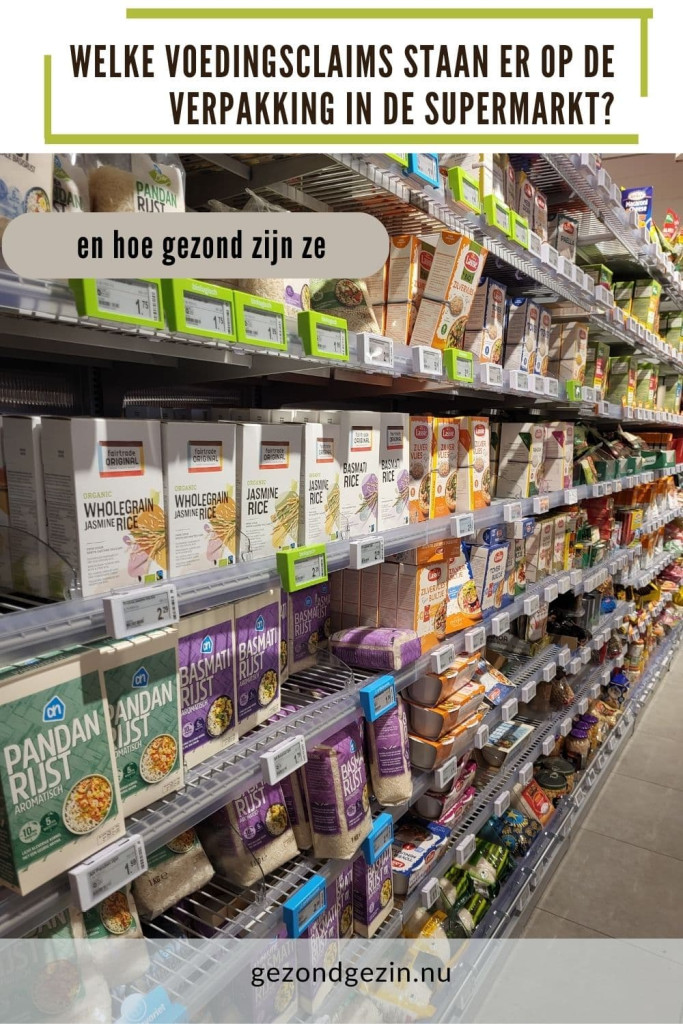 schap in de supermarkt