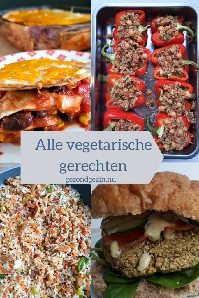 4 vegetarische gerechten