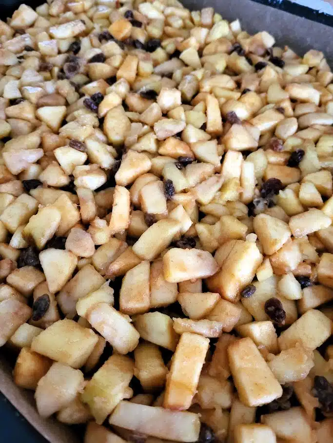 appelstukjes met rozijnen 
